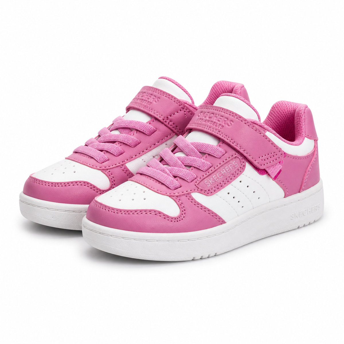 PANTOFI SPORT COPII SKECHERS 310241L PKW ALB +  ROZ