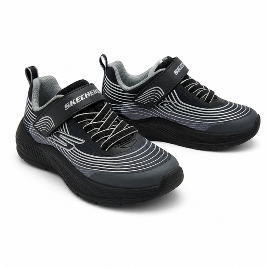 PANTOFI SPORT COPII SKECHERS 403926L BKSL NEGRU + GRI