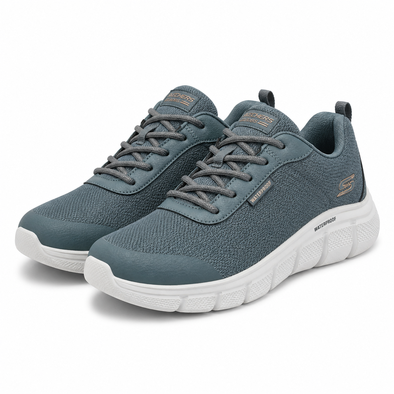 PANTOFI SPORT DAMA SKECHERS 117351 SLT ALBASTRU ARDEZIE