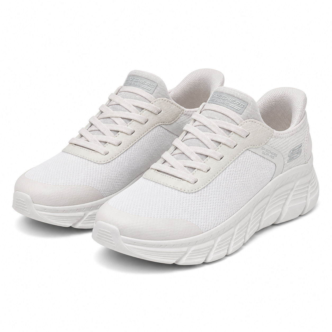 PANTOFI SPORT DAMA SKECHERS 117391 WHT ALB