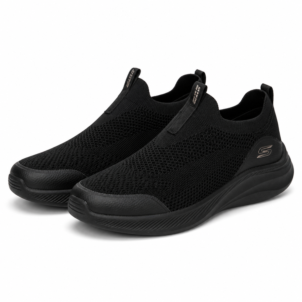 Pantofi Sport Damă Skechers 117734 Bbk Negru - Textil