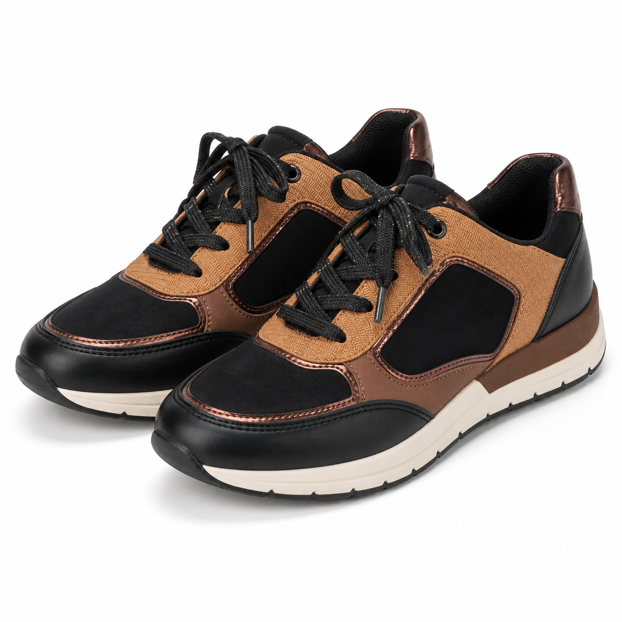 PANTOFI SPORT DAMA TAMARIS 23768-45 NEGRI CU MARO