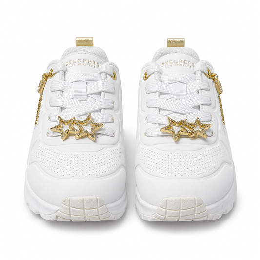 PANTOFI SPORT SKECHERS 310562L WGD ALB + COLOR