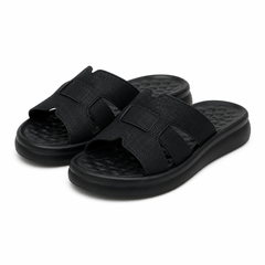 Saboti Casual Damă Formazione 28-008 Negru - Piele Naturală Nubuck