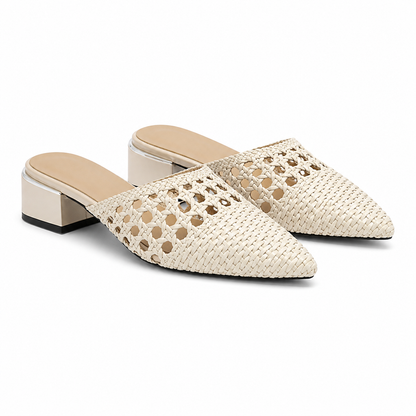 Saboti Eleganti Damă Karisma 80005B 03-S Bej - Piele Naturală