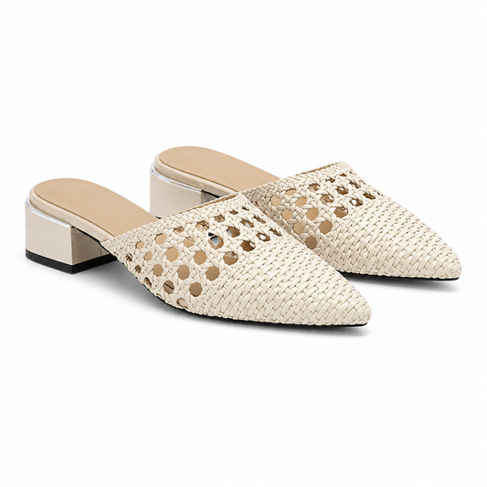 Saboti Eleganti Damă Karisma 80005B 03-S Bej - Piele Naturală
