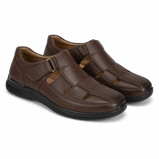 SANDALE BARBATI MELS 232706 MARO INCHIS