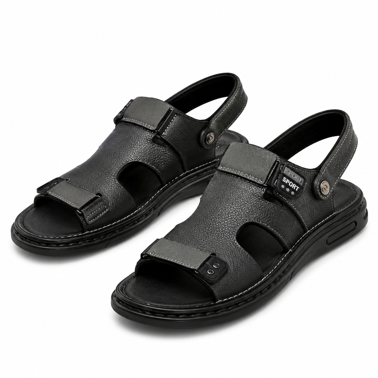 SANDALE BARBATI MELS J22 NEGRE