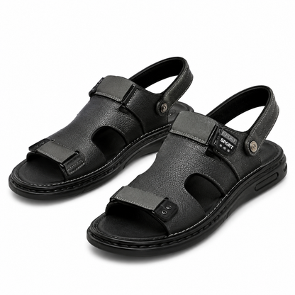 SANDALE BARBATI MELS J22 NEGRE