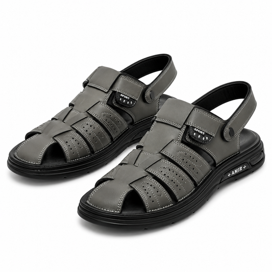 SANDALE BARBATI MELS J24 GRI