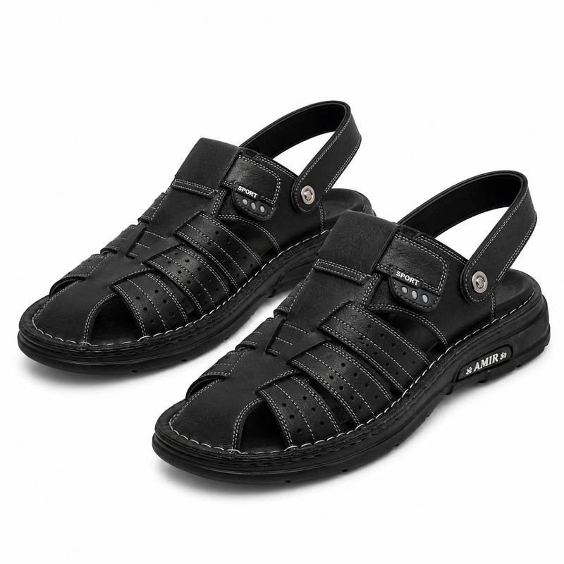 SANDALE BARBATI MELS J24 NEGRE