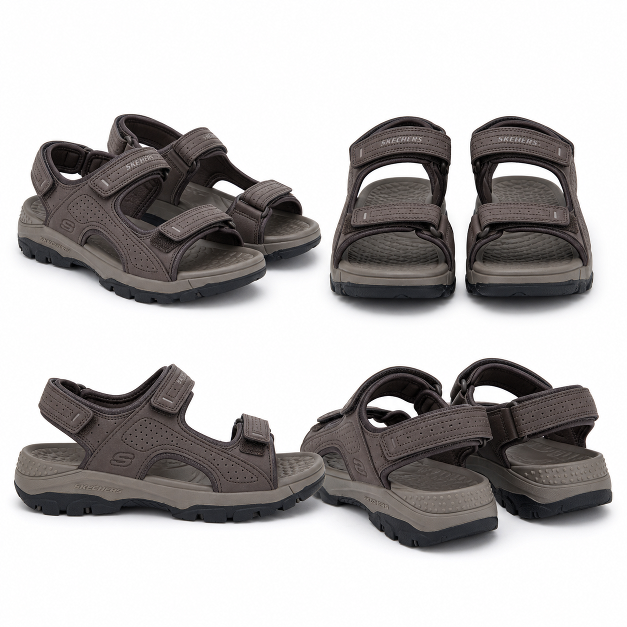 SANDALE BARBATI SKECHERS 204105 CHOC