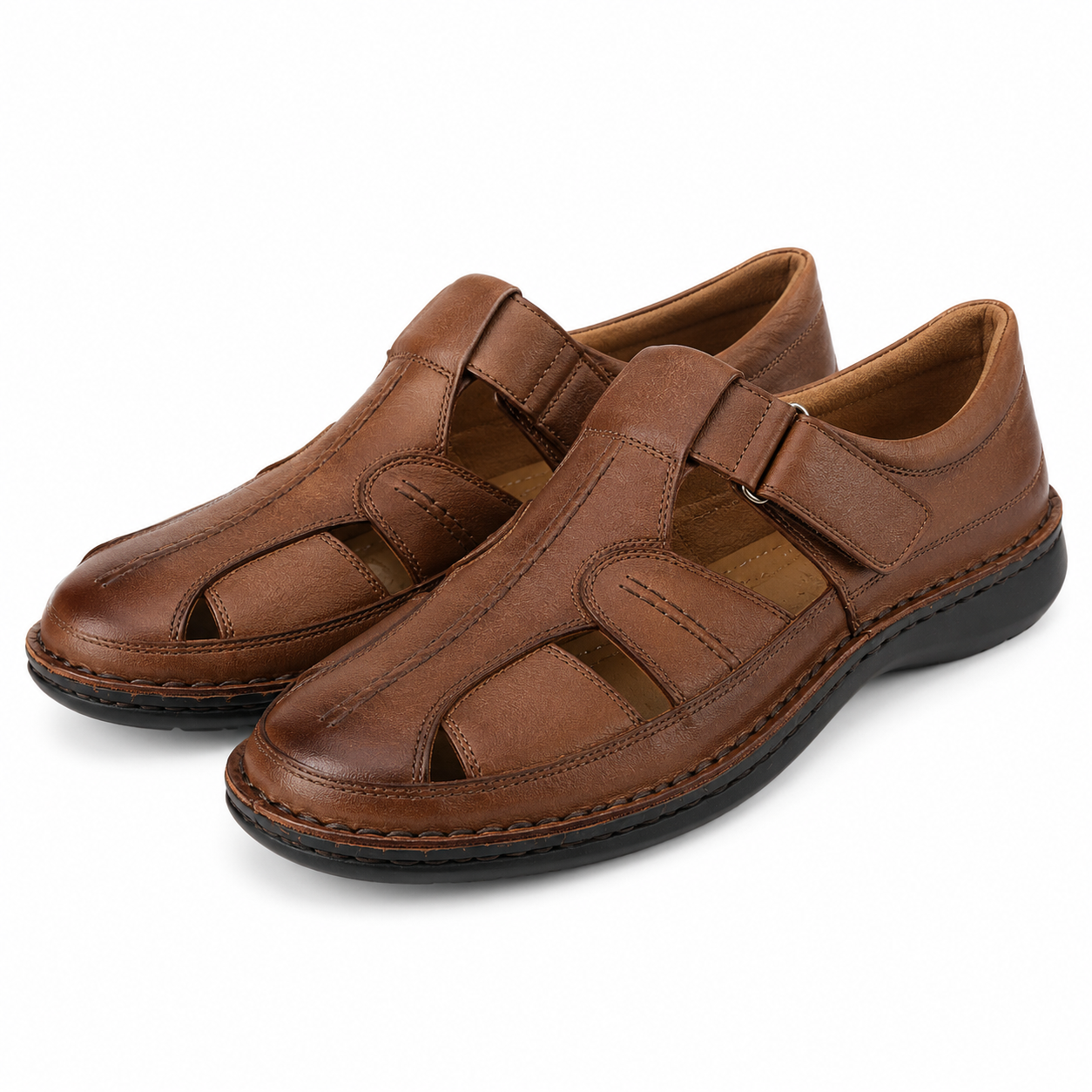 SANDALE CASUAL BARBATI DR JELLS 9991-107 MARO