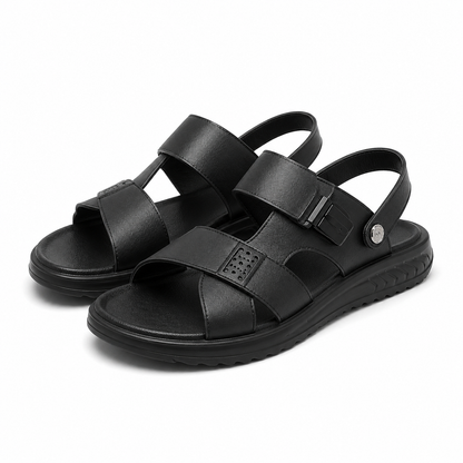 SANDALE CASUAL BARBATI MELS 592096 NEGRE