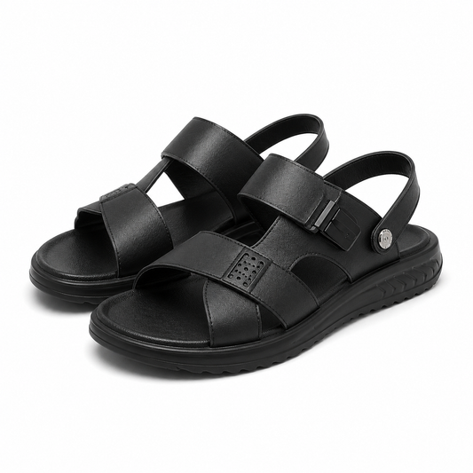 SANDALE CASUAL BARBATI MELS 592096 NEGRE