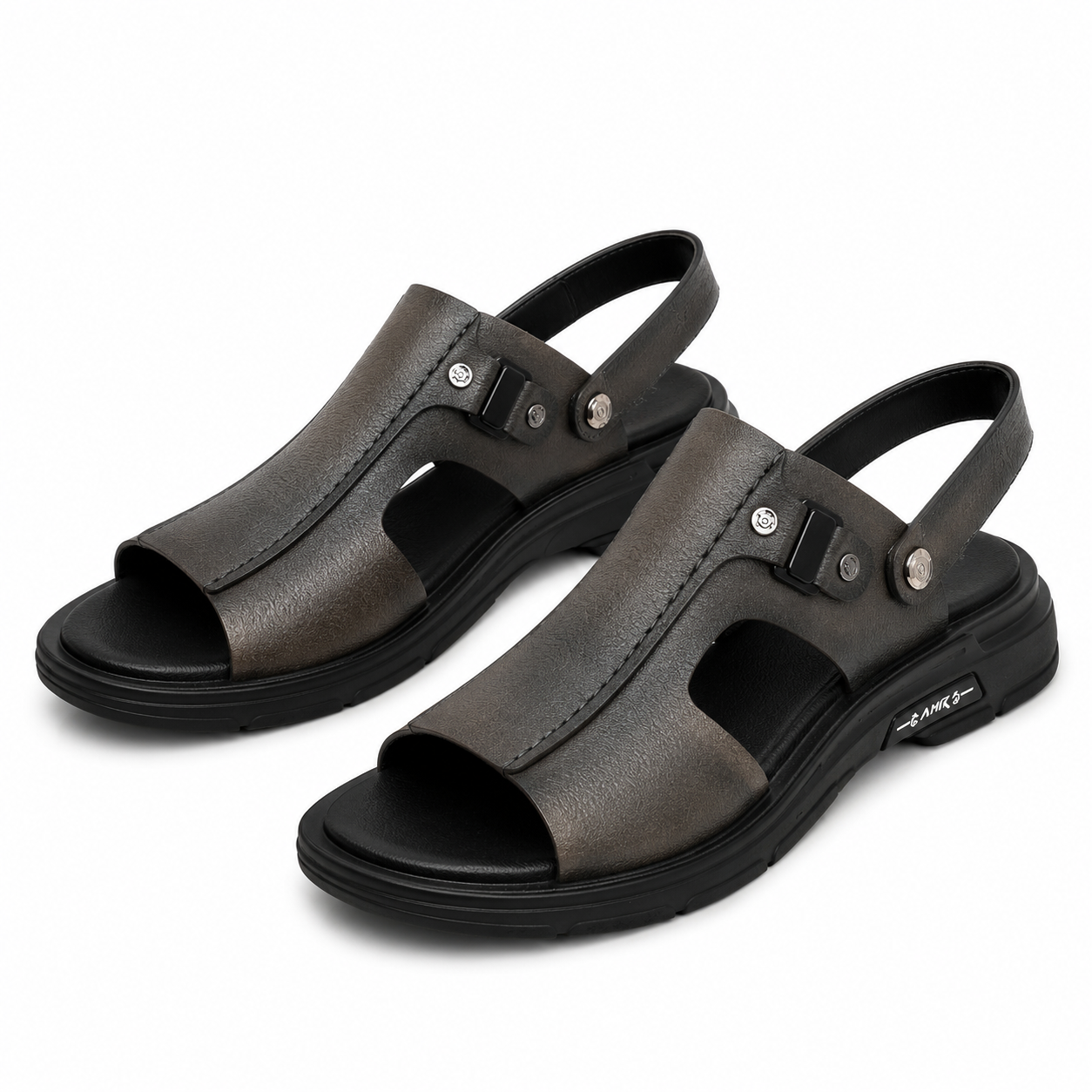 SANDALE CASUAL BARBATI MELS 6053 GREJ
