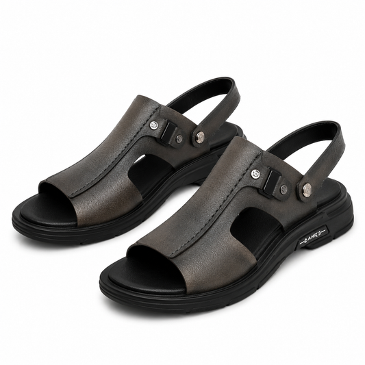 SANDALE CASUAL BARBATI MELS 6053 GREJ