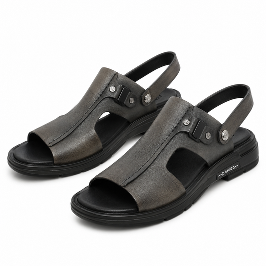 SANDALE CASUAL BARBATI MELS 6053 NEGRE