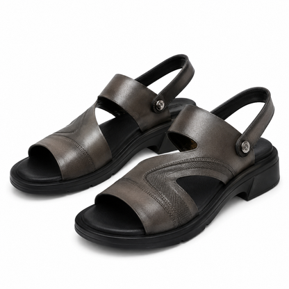 SANDALE CASUAL BARBATI MELS 7536 GREJ