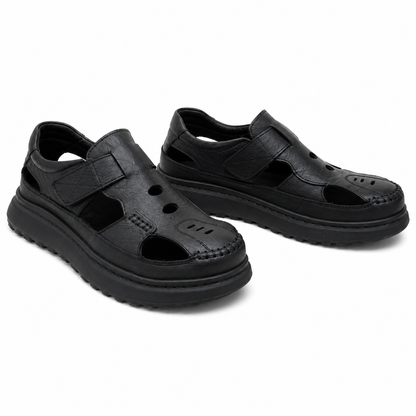 SANDALE CASUAL BARBATI MELS 99616 NEGRU