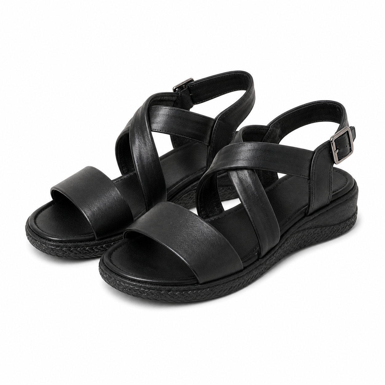 SANDALE CASUAL DAMA BIO FLEX 28-555 NEGRE