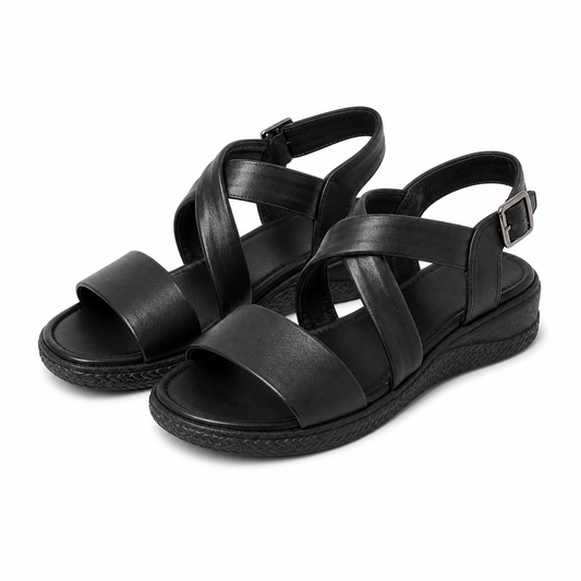 SANDALE CASUAL DAMA BIO FLEX 28-555 NEGRE
