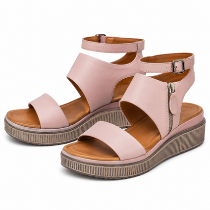 SANDALE CASUAL DAMA DOGATI 018 1799 ROZ PUDRA