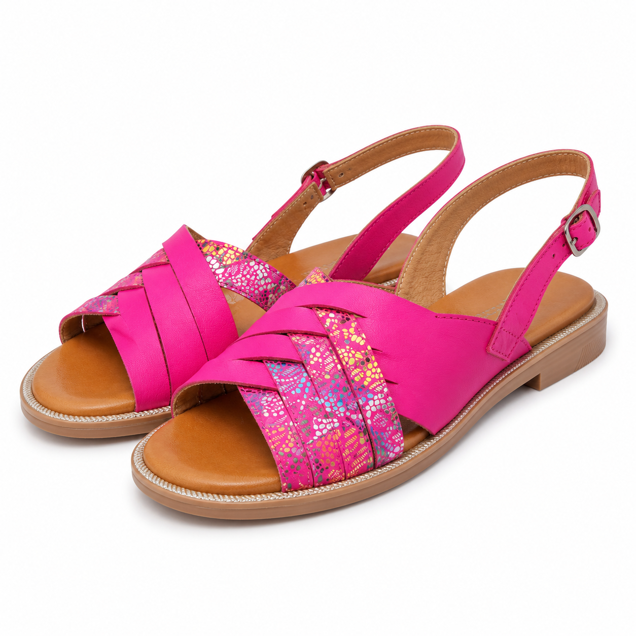 SANDALE CASUAL DAMA DOGATI A408 29-15 FUXIA