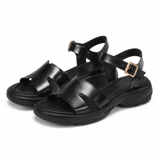SANDALE CASUAL DAMA FORMAZIONE 220722 NEGRE