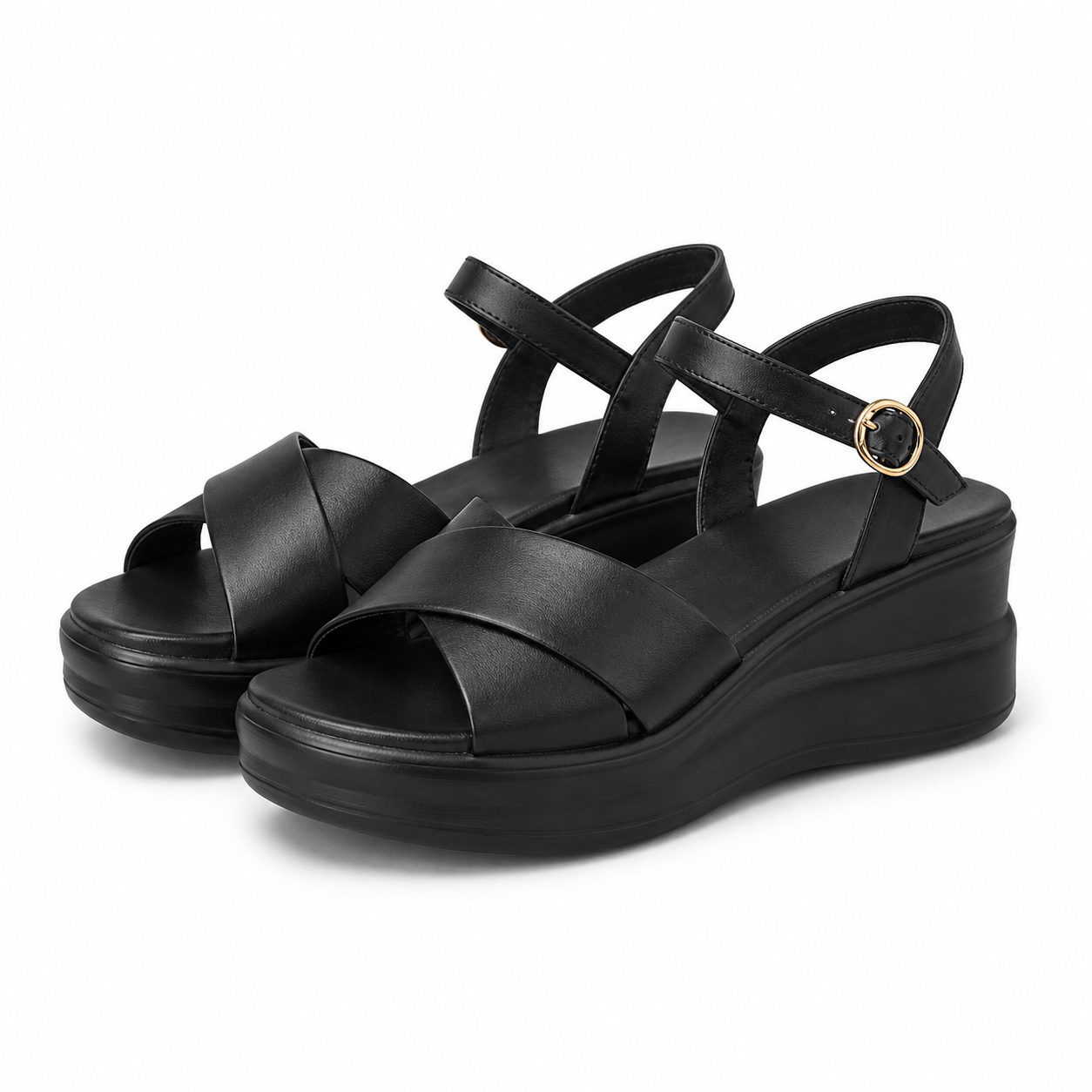 SANDALE CASUAL DAMA FORMAZIONE 49009 NEGRE