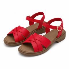 Sandale Casual Damă Formazione 5251 Roșii