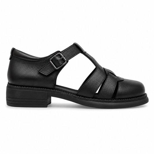 SANDALE CASUAL DAMA FORMAZIONE 9865 NEGRE