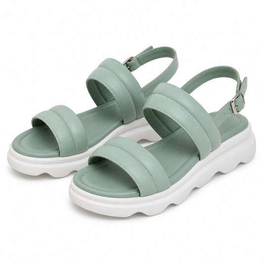 SANDALE CASUAL DAMA FORMAZIONE K249-3 VERZI MENTA