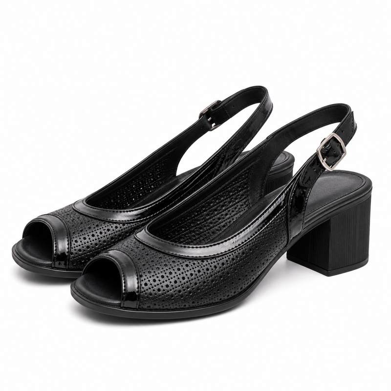 SANDALE CASUAL DAMA NICOLIS 178922 NEGRE + LAC