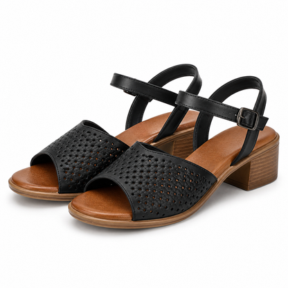 SANDALE CASUAL DAMA PASS 160028B 01-N NEGRE