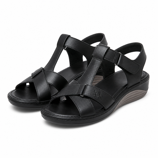 SANDALE CASUAL DAMA PASS 60021A 01-N NEGRE