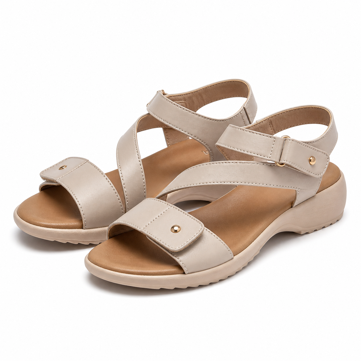 SANDALE CASUAL DAMA PASS 70447 03-N BEJ