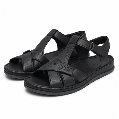 SANDALE CASUAL DAMA PASS 8630 01-N NEGRE