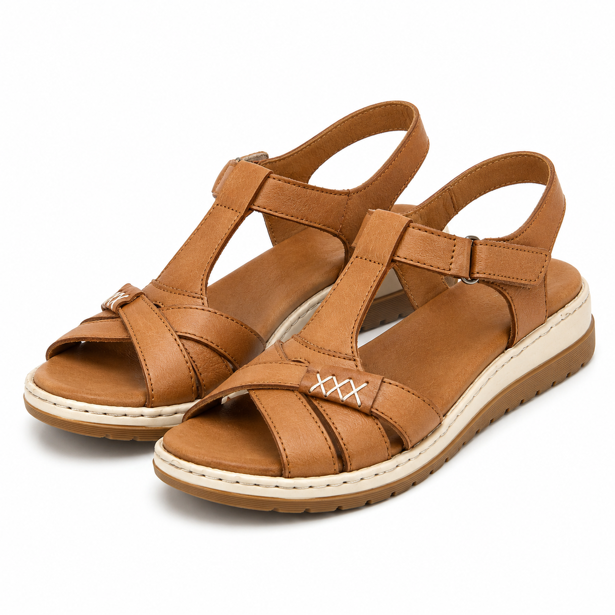SANDALE CASUAL DAMA PASS 8630 03-N MARO CAMEL