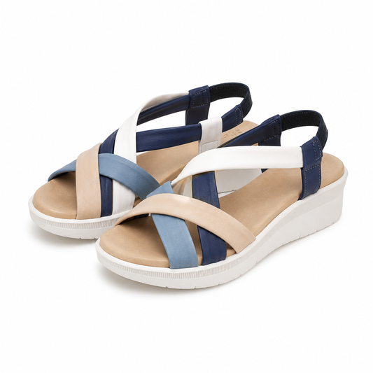 SANDALE CASUAL DAMA PITILLOS 5262 ALBASTRE