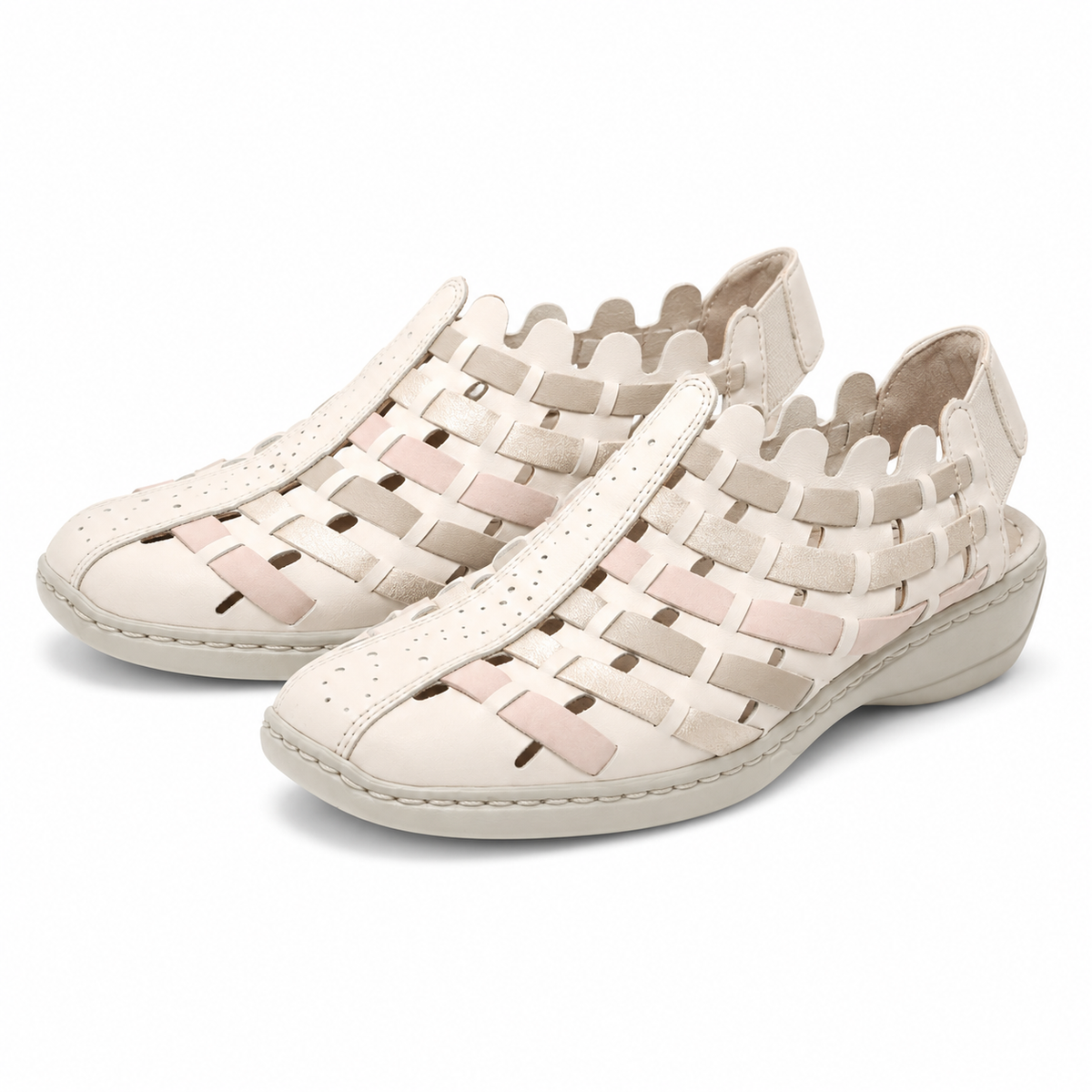 SANDALE CASUAL DAMA RIEKER 413V8-60 BEJ