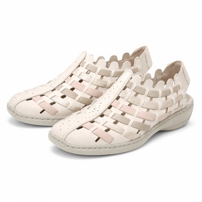 SANDALE CASUAL DAMA RIEKER 413V8-60 BEJ