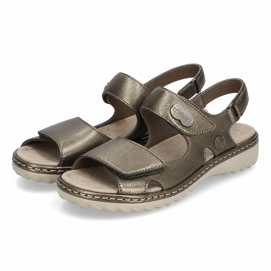 SANDALE CASUAL DAMA RIEKER 60462-90 BRONZE