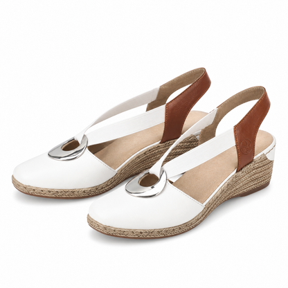 SANDALE CASUAL DAMA RIEKER 624H6-81 ALBE + MARO