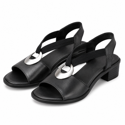 SANDALE CASUAL DAMA RIEKER 62662-01 NEGRE