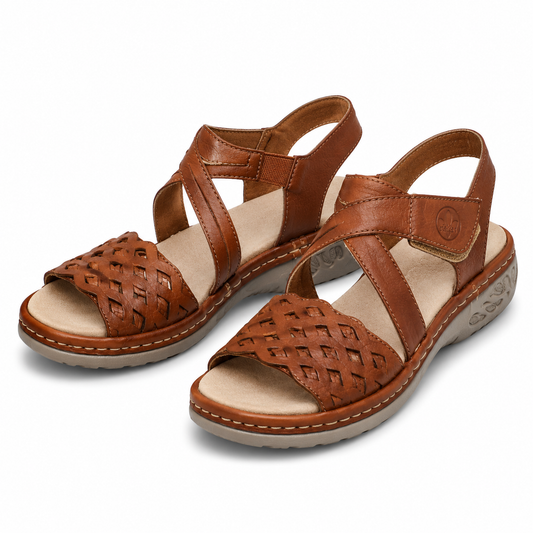 SANDALE CASUAL DAMA RIEKER 64878-24 MARO