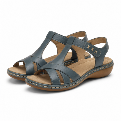 SANDALE CASUAL DAMA RIEKER 65919-12 ALBASTRE DENIM