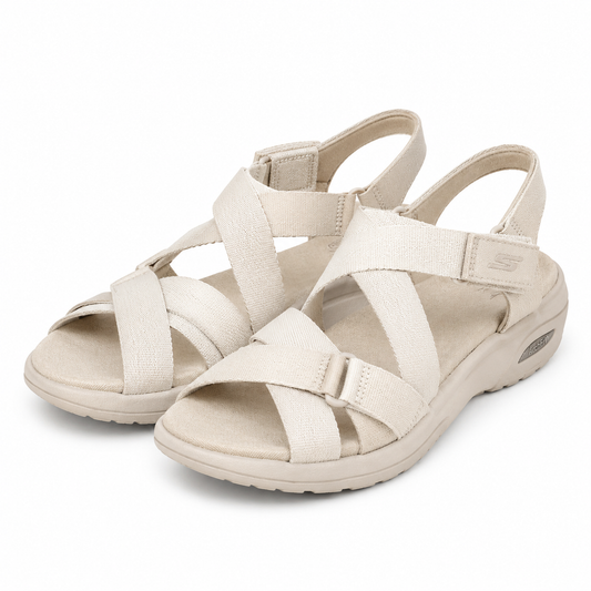 SANDALE CASUAL DAMA SKECHERS 140808 NAT