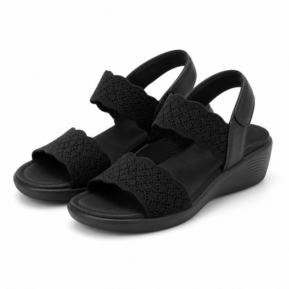 SANDALE CASUAL DAMA SKECHERS 163165 BBK