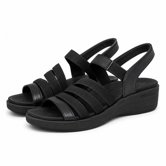 SANDALE CASUAL DAMA SKECHERS 163276 BBK